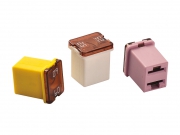 Rosa auto fusible del vínculo 32V 30A del fusible del alto amperio soplo lento femenino de la terminación de FLF 30 para los vehículos Japonés-diseñados