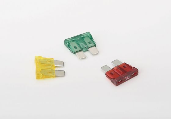 Verde auto de Mini Blade Fuse 30A 58V del coche del micrófono de espalda del perfil para Infiniti Subaru Acura Mazda automotriz