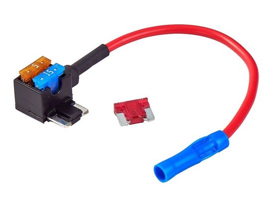 Tenedor rojo del fusible del circuito de UL1015 16AWG Mini Add A
